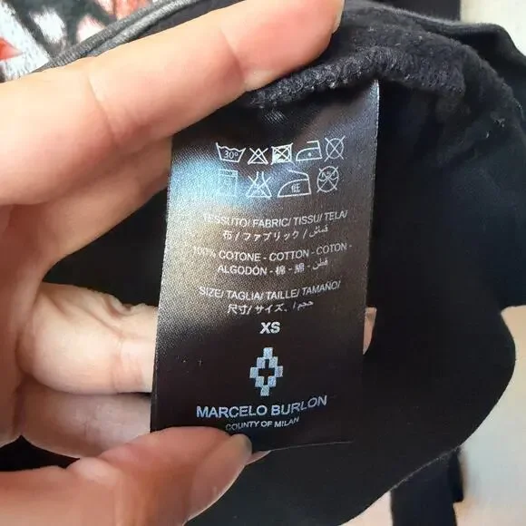 Marcelo Burlon County of Milan Quebradas Tiger Crewneck Sweatshirt - Picture 4 of 5